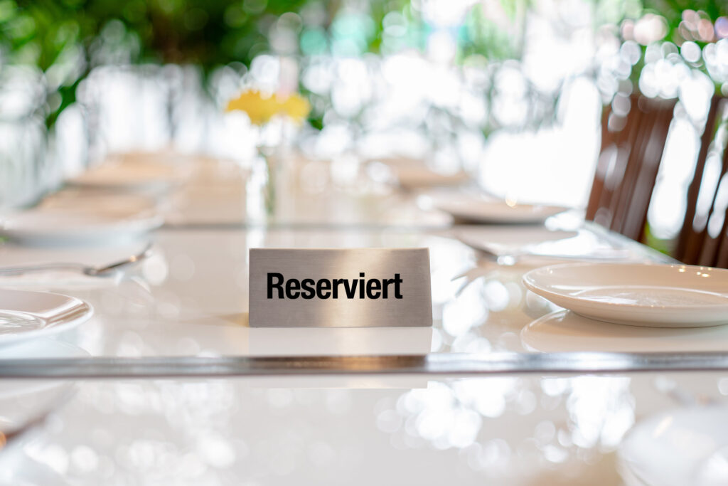 Tischreservierung