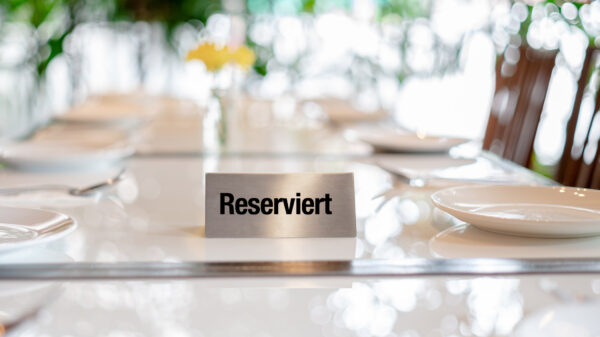 Tischreservierung